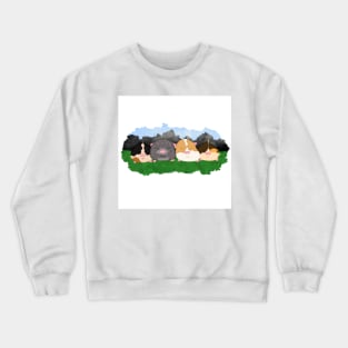 Cute Guinea Pigs Crewneck Sweatshirt